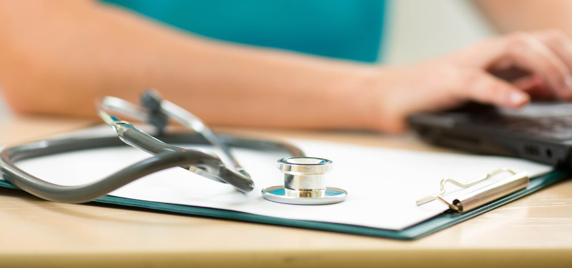 someone entering patient records