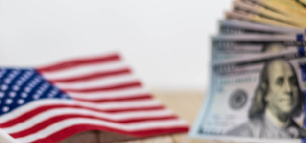 bprc-federal-funds american flag and hundred dollar bills