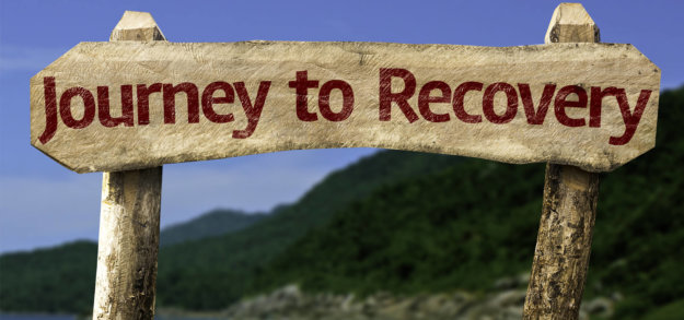 sign reading Journey to Recovery