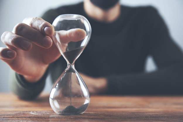 a man testing himself as he learns how to practice patience