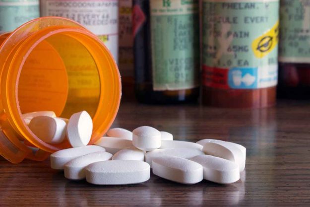 a pile of opioids and opiates