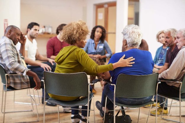 a support groups in rehab center