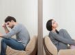 woman and man sitting